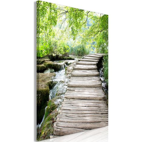 Tableau Imprimé "Charming Path" 60 x 90 cm (1/2)