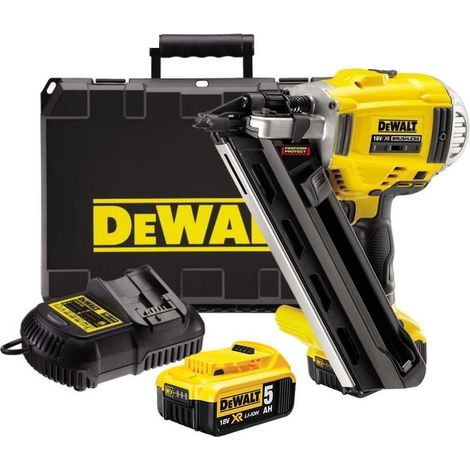 Nagler batteria DeWalt 18V DCN692P2-QW 90mm con batterie 2x 5.0 Ah + caricabatterie nel caso (1/5)