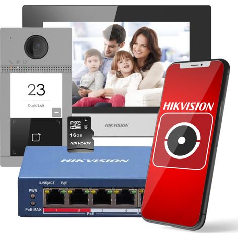 Hikvision DS-KIS604-S(C)(O-STD)/eu Video-Intercom-Kit (1/5)