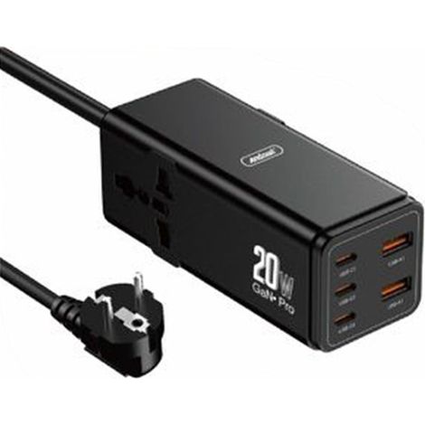 Andowl - Ciabatta Presa Intelligente Multipresa Con 3 Porte Type-c 2 Porte Usb Ricarica 20w Q-cd979 - (1/2)