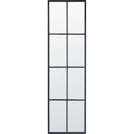 Wandspiegel CAMON 38 cm 132 cm Metall Schwarz (1/5)