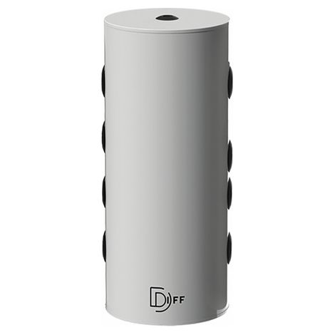 Diff – Ballon tampon STA PUFFER 25l mural – Cuve acier con isolamento in poliuretano – 8 piquages laterali – Pressione 6b, temperatura max 95°C