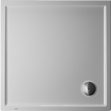 Receveur de douche-DW STARCK SLIMLINEavec antidérapant 800x800x45mm blanc