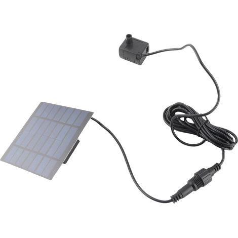 Mini pompe à eau solaire pour fontaine, kit de panneau solaire pour piscine de jardin. (1/5)