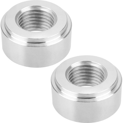 Lot de 2pcs Bouchons à Souder Métriques M14 x 1,5mm en Aluminium Adaptés Au Collecteur d'admission du Tuyau de Refroidisseur Intermédiaire de Voiture Réservoir de Carburant Argent (1/5)