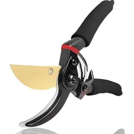 7,9" (20 cm) lange, verbesserte, professionelle Bypass Gartenschere aus legiertem Stahl, Handschere, Baumschere, Gartenwerkzeug (1/5)
