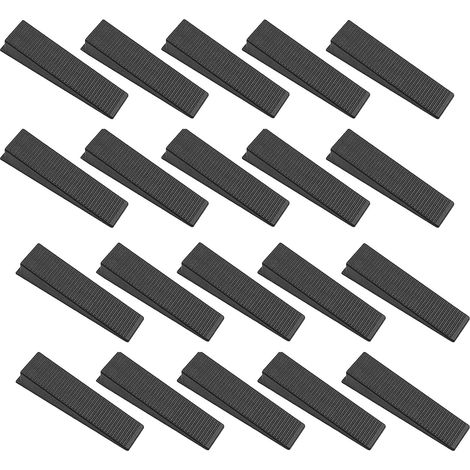 20 pièces Cales de Nivellement en Plastique Cales de Nivellement de Sol Cale pour Carrelage Réutilisables pour Carrelage Sol Réglage Mural 5cm (1/4)