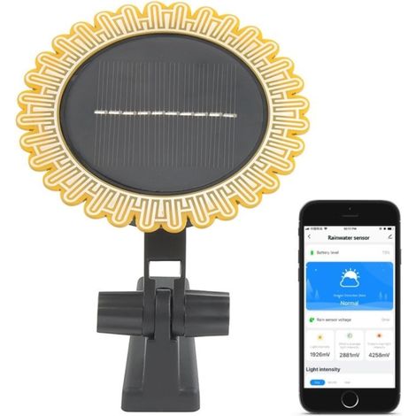 Tuya Zigbee Smart Sonnen- und Regensensor – Solarladung, Echtzeiterkennung, Smart Life App für den Außenbereich (1/5)