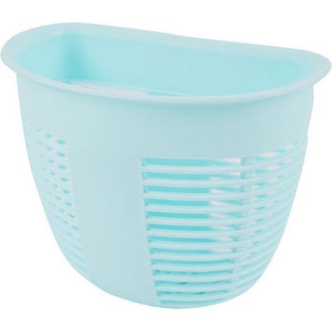Lot De 2 Paniers De Rangement Mural En Plastique, Bleu, Pour Salle De Bain Cuisine (1/4)