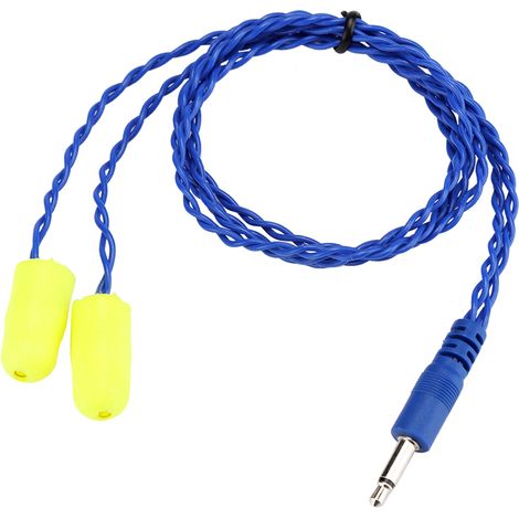Mini cuffie in schiuma con cancellazione del rumore per sport motoristici, altoparlanti mono, jack da 3,5 mm (1/5)