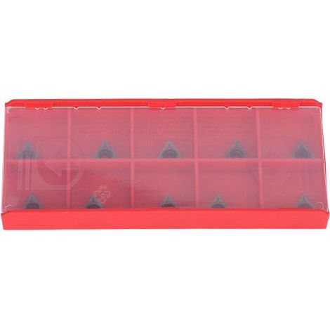 10-Piece CNC Turning Inserts, Carbide Insert Blade TCMT110204 VP15TF Turning Tool for Stainless Steel (1/5)