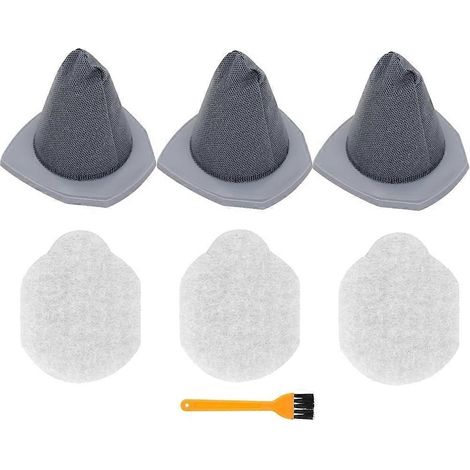 Filtres de rechange pour aspirateur balai Eureka NES215A/ NES210/ NES212/ NES215 Blaze, filtres + préfiltres moteur (1/5)