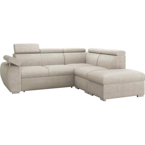 Sofá rinconero Columbus 228, Derecha, Función de descanso, Almacenaje, 260x230x85cm, 0
