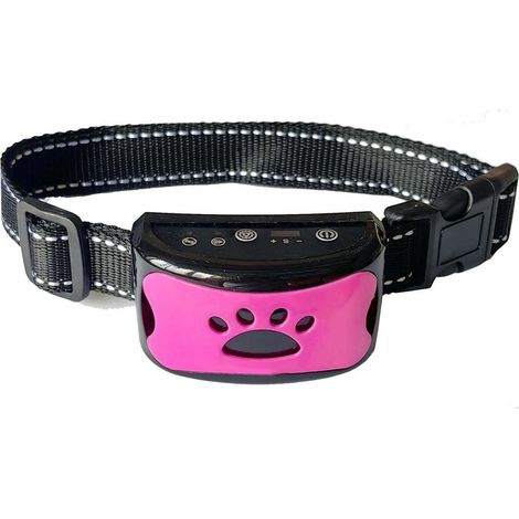 Collier anti-aboiement pour chien – Détection intelligente – Sensibilité réglable 1 à 7 – Rechargeable et étanche – 11 à 110 lb (1/5)