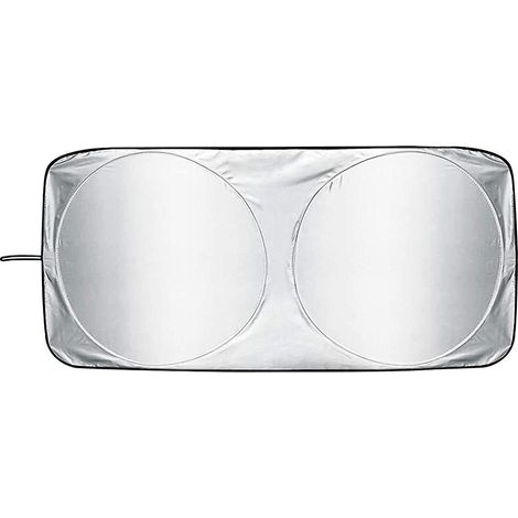 Front-Sonnenblende für PKW, SUV, Van, 64 x 33,8 Zoll, reflektierende Windschutzscheiben-Sonnenblende