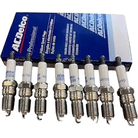 Bougie D'allumage En Iridium - Compatible Moteurs 4.8l 5.3l 6.0l - Pour Véhicules 2000-2018 - Lot De 8 Pièces (1/5)