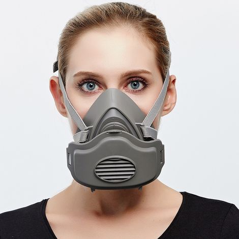 Masque anti-poussière, masque de protection faciale industriel, masque de protection intégrale (1/3)