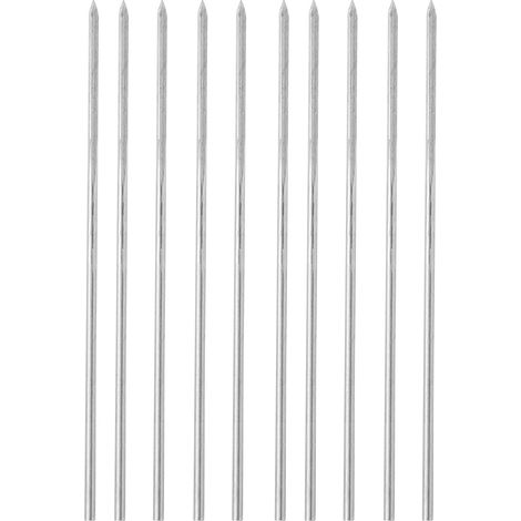 Lot de 10 alésoirs à machine en acier rapide HSS, outils de coupe pour fraisage, diamètre 1,0 mm (1/5)