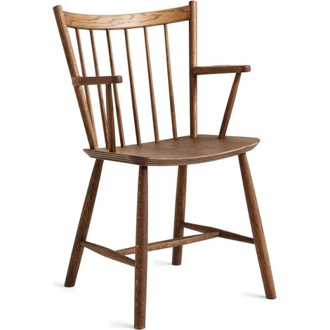 [NEUWERTIG] B-Ware Hay Armlehnstuhl Stuhl Windsor J42 Eiche Geölt Dunkel Sitzfläche Eichenfurnier