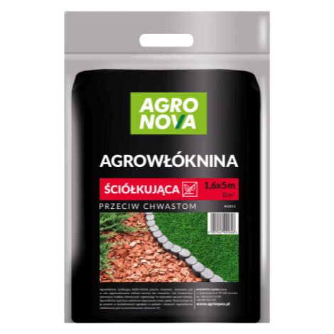 Agrimpex Agro-Nowa Mulch-Agrotextil schwarz 3,2 m x 5 m 16 m² (1/2)