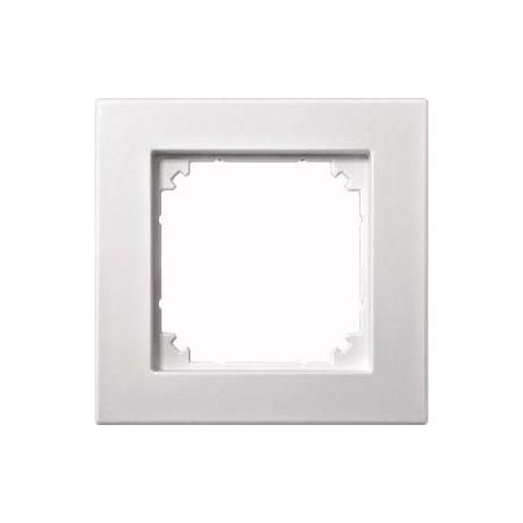 488119 PLAQUES DE FINITION M-PLAN II, 1 POSTE, ENCASTRER, BLANC