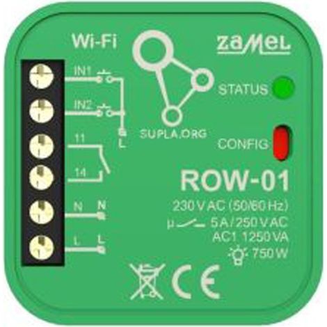 ROW-01 Ricevitore sistema SUPLA 1 canale