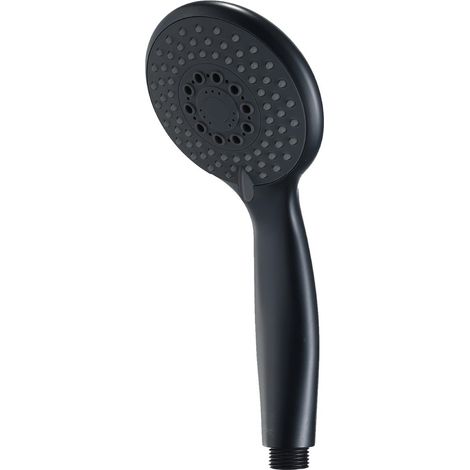 Alcachofa ducha 3 funciones Noma Negro mate 100 mm