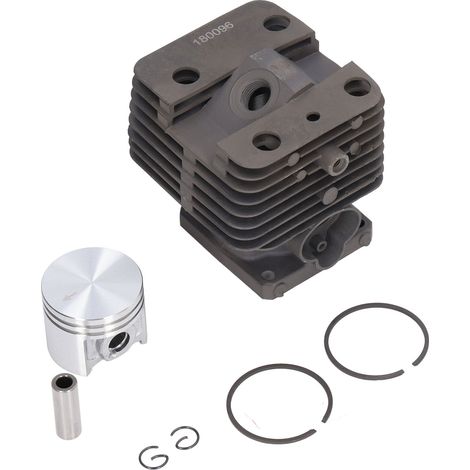 Kit cylindre Stihl FS250 - cylindre moteur + piston, pièce détachée d'origine pour débroussailleuse, remplacement haute performance, compatible FS 250, 48mm, acier durable (1/5)