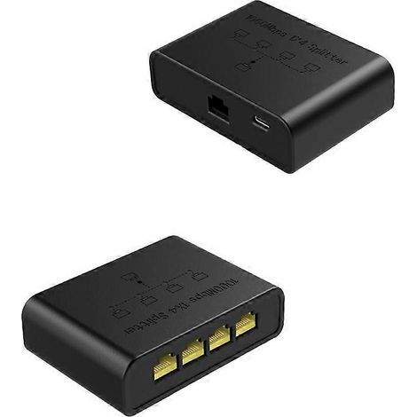 répartiteurs Ethernet Gigabit 1000 Mbps RJ45 (1 vers 4) pour PC, ordinateur portable et routeur TV (1/5)