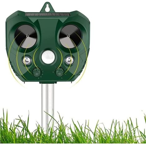 Ultrasonic Cat Repeller, insectifuge solaire à ultrasons, répulsif pour chat, répulsif pour chat pour le jardin, protège le jardin (1/5)