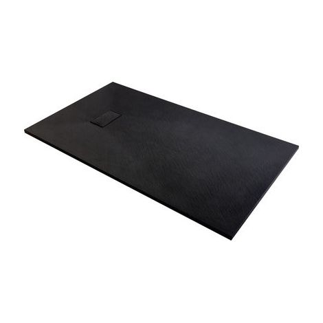 Odyssea – Receveur de douche extra-plat noir 180x90 cm – Design moderne – Matériau composite durable – Facile à nettoyer (1/5)