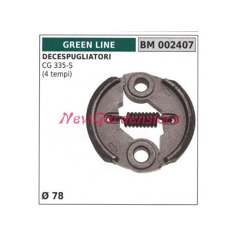 Frizione  GREEN LINE motore decespugliatore CG335-S 4TEMPI Ø 78 002407