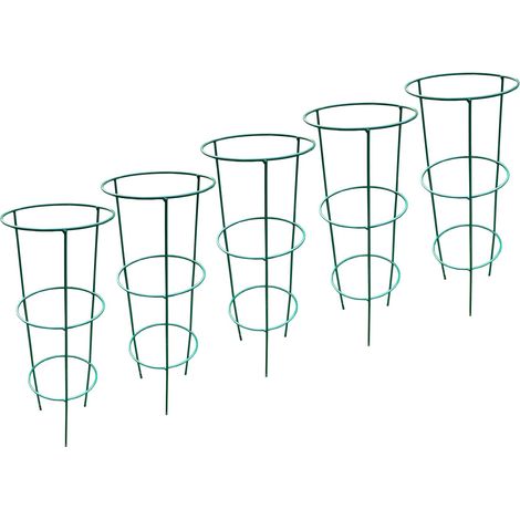 Pack of 5 Conical Garden Plant Support Rings (48cm) (1/5)