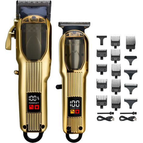 ZCC217-301 Gold Standard Wiederaufladbarer digitaler elektrischer Haarschneider
