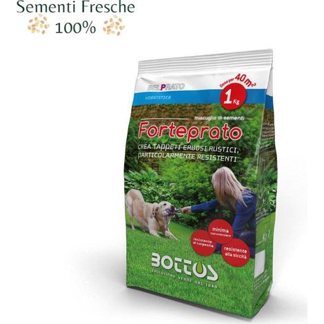 Bottos Forteprato Sementi Per Tappeto Erboso - Confezione 1 Kg -