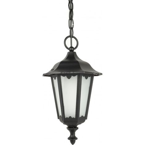 Lampada sospesa esterna Retro nera Ø21 1xE27 IP43 SU-MA (1/5)