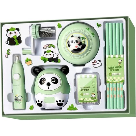 Trousse Scolaire Capybara - Taille-Crayon Panda Capybara Trousse Adorable - Gomme Électrique Crayons Récompenses Classe Cadeaux Fête Maternelle (1/5)