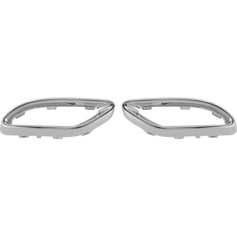 Shiny chrome exhaust tips replacement for Mercedes-Benz ABCE GLC CLS-Class W177 W247 W205 W213 X253 C257