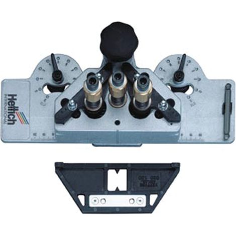 Sagoma di foratura HETTICH per cerniera DrillJig - Punta Ø35 mm / 2 x Ø 10 mm - 20165 (1/2)