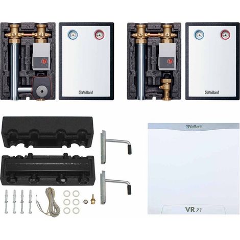 Vaillant Paket Erweiterung 2 für 1 Mischerkreis, 1 ungeregelter Heizkreis, VR 71 (1/5)