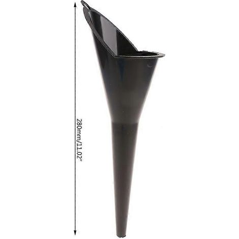 Outil pratique pour le ravitaillement en carburant automobile : entonnoir à long manche pour huile, essence et liquide. (1/5)
