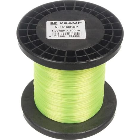 Hilo de corte di谩metro1.0mm 100m redondo amarillo GOPART NL10100RGP
