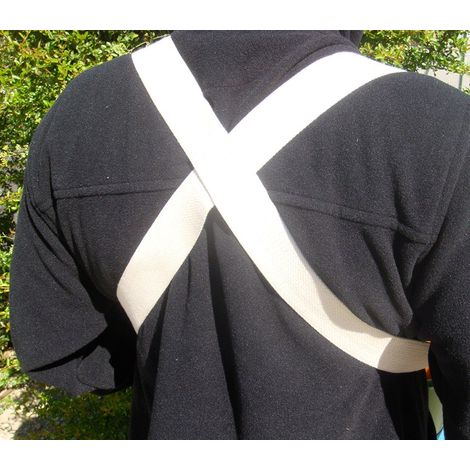 Direct Filet – Harnais pour panier de récolte Kangourou – Réglable en coton – 2 crochets pour maintien du dos – Confort optimal lors de la récolte (1/3)