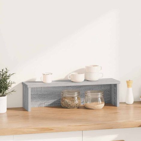 Étagère de cuisine empilable sonoma gris 50x15x16 cm (1/5)