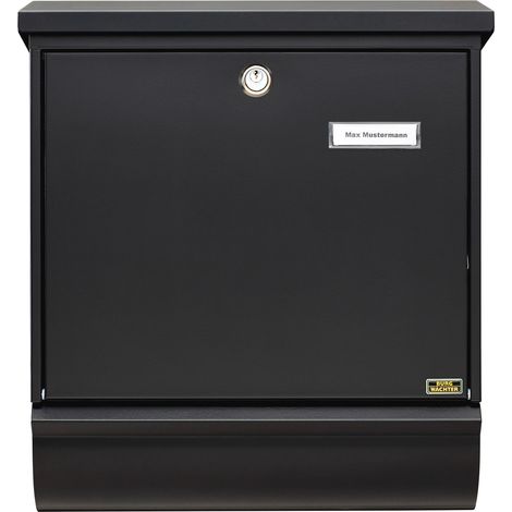 Briefkasten + Box COMFORT-SET 91300 S Farbe schwarz (1/4)