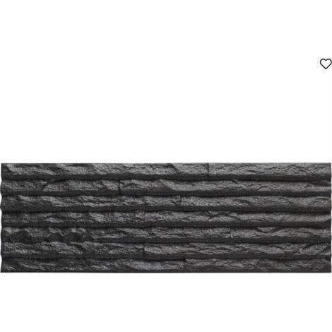 Carrelage effet parement Castellana noir charbon 15×45 cm - Réflex Boutique