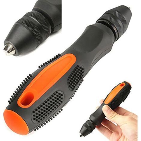 Mini taladro manual de 0,5 a 8 mm con portabrocas sin llave (1/3)