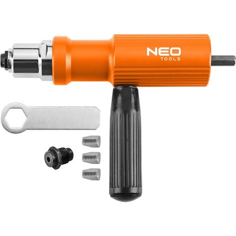 Agrafeuse neo-tools adapter for rivets 800 rpm aluminium légère (1/3)