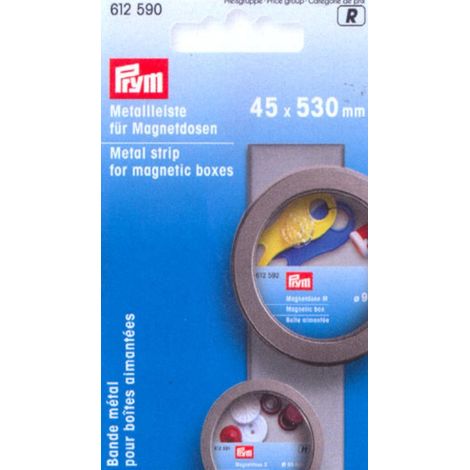 PRYM - NASTRO METALLICO PER SCATOLE MAGNETICHE 45X530MM