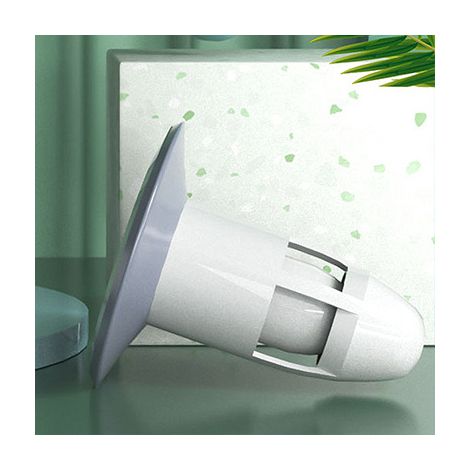 Lot de 4 bondes de sol de douche, anti-odeur, pour hôtel, cuisine, nettoyage, déodorant, noyau de drainage pour cuisine, salle de bain (blanc) (1/2)